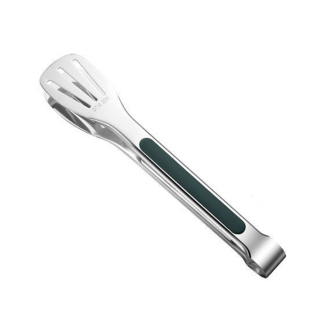 食品夹子厨房 304不锈钢烧烤食物夹菜空气炸锅面包烤肉夹牛排防烫