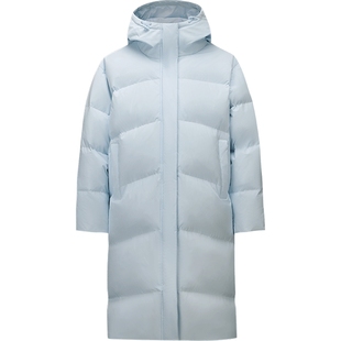 安踏中长款羽绒服女款速暖科技2025冬季新款加厚保暖防寒棉服外套