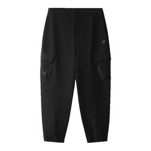 FILA FUSION斐乐潮牌男裤休闲裤2025冬季新款裤子收口保暖运动裤