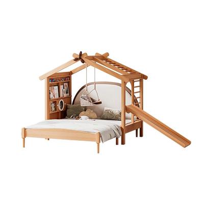 colorfree实木榉木冰棍儿伸缩床