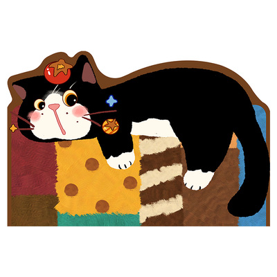 入户一只慵懒黑猫进门幸福感拉满