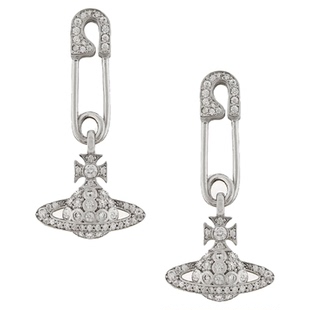 Vivireer Waetwssd精致轻奢小众西太后土星别针耳钉耳饰女高级感