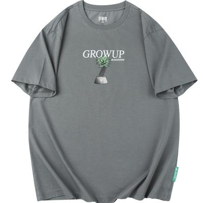 森马抗菌时尚印花休闲短袖T恤男