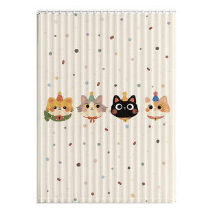 浴室窗帘折叠帘卫生间免打孔防水防霉小窗户专用磁吸防走光遮挡帘