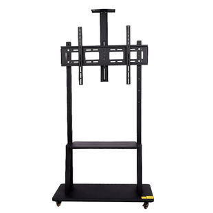 可移动电视机支架55/65/75/86/98寸会议教育一体机落地式带轮推车