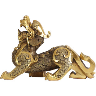 【已做功课祝福】全铜貔貅一对公母招财守财聚财客厅店铺家用摆件