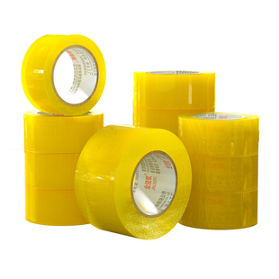 高粘胶带透明不易断大号宽胶带4.5cm加宽6厘米封箱工厂快递打包封口切割器胶布胶纸大卷强力封箱胶带优惠批发