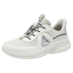 足力健老人鞋旗舰店2025冬季女款百搭散步鞋中老年轻便软底妈妈鞋