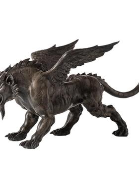 黄铜如虎添翼狴犴摆件礼品送领导