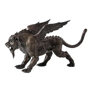 铜之美 黄铜如虎添翼狴犴摆件客厅办公室工艺品装饰礼品送领导