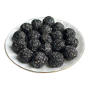 桑葚黑芝丸新疆特产桑葚黑芝麻丸428克每袋独立小包装零食礼盒装