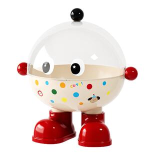 卡通高脚水果盘家用大容量果盘创意可爱眼睛造型收纳篮