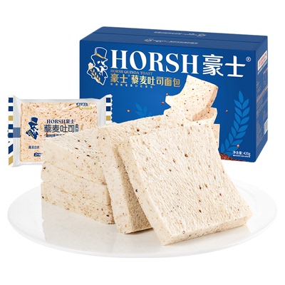 【香菇来了】豪士藜麦吐司面包手撕健康整箱营养代餐早餐零食