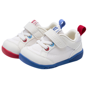 UKIUKI方糖宽头学步鞋童鞋男女婴幼儿软底机能鞋赤足薄底宝宝鞋子