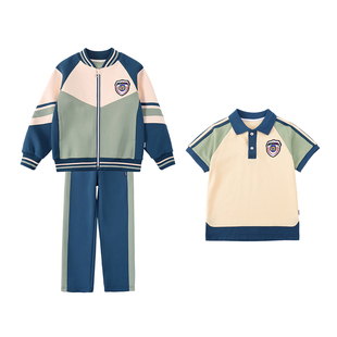 一年级班服小学生校服春秋棒球套装儿童运动会方队服三件套冲锋衣