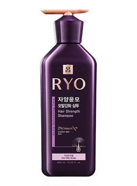 【自营】RYO吕紫吕洗发水400ml控油蓬松强韧防断发洗发膏油性头皮
