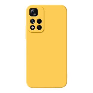 适用红米Note11Pro手机壳RedmiNote11小米Redmi新款pro+液态硅胶por十黄色保护套5G4g114g115g全包防摔s外壳