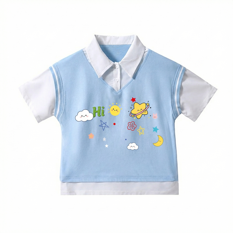 六一儿童啦啦队演出服幼儿园合唱班服套装小学生运动会开幕式服装