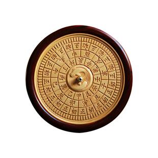 小叶紫檀镶黄杨木日晷香插家用室内卧香炉檀香炉线香盒沉香熏香炉