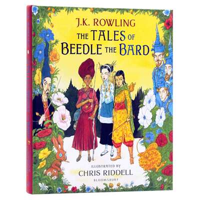 The Tales of Beedle the Bard 英文原版 诗翁彼豆故事集插图版 JK罗琳 克里斯里德尔 哈利波特系列外传英文版小说书 进口英语书籍