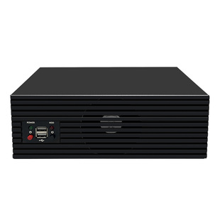 工业迷你机箱外壳铝面板itx机箱铝合金台式电脑主机箱小型散热