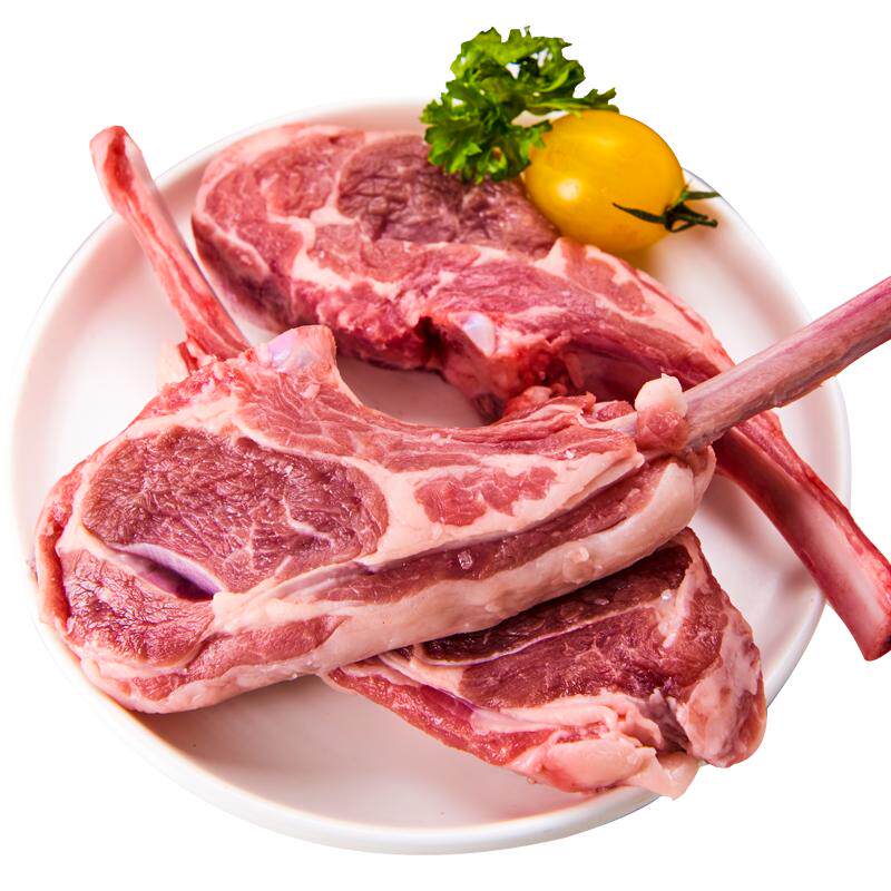 羊王肉业法式羊排内蒙古原切羊肉战斧小切烧烤半成品西餐食材