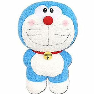 日本正品采购 哆啦A梦机器猫毛绒公仔玩具 蓝胖子叮当猫玩偶娃娃