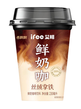 香飘飘艾咖鲜奶咖230ml*6杯