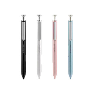 点石硬核时空舱金属中性笔DS-0156速干按动静音太空舱笔学生用高颜值考试碳素黑刷题笔办公双珠顺滑签字笔