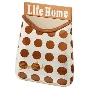 厨房垃圾袋收纳神器壁挂式大容量装方便袋购物袋子收纳魔术贴网兜