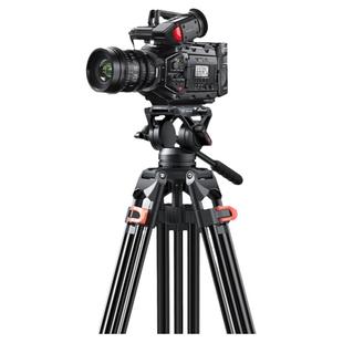 科漫KX3636重型三脚架落地式户外专业液压阻尼云台摄像摄影机科曼支架佳能尼康拍照相机碳纤维三角架婚庆录像