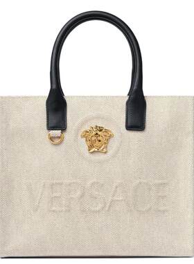 【24期免息】VERSACE/范思哲 女士La Medusa 小号帆布托特包