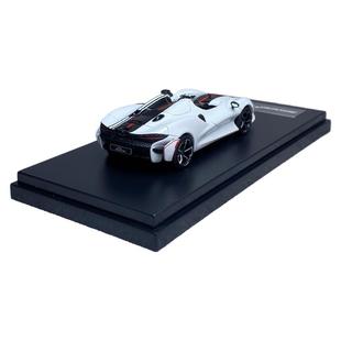LCD 1:64 迈凯伦 McLaren ELVA开顶版 黑碳 合金仿真 汽车模型