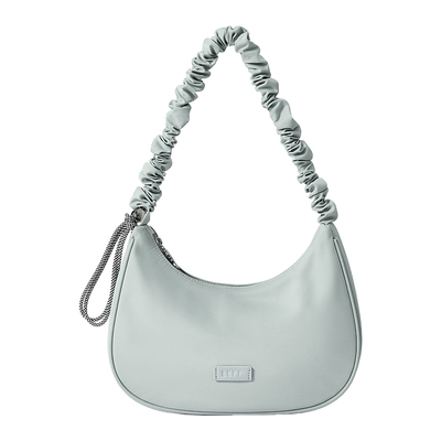 莱夫褶皱饺子斜挎包女单肩腋下包