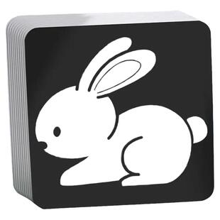 黑白卡片新生婴儿早教益智视觉激发卡0到36个月宝宝追视训练卡片