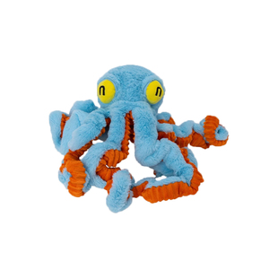 Qmonster宠物狗狗毛绒玩具大章鱼互动解闷拉扯拔河磨牙狗玩具