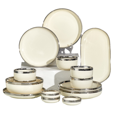 轻奢风碗碟套装家用乔迁餐具组合