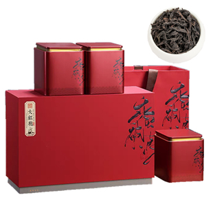 2025新茶大红袍茶叶浓香型肉桂岩茶节日过年送礼长辈礼盒装500g