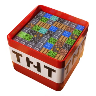 我的世界磁力方块TNT磁铁磁吸铁积木收纳盒迷你益智儿童玩具男孩