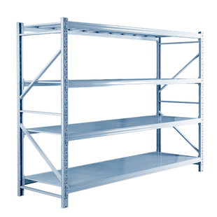 轻型仓储货架工厂仓库落地多层钢架库房杂物间储物收纳家用置物架