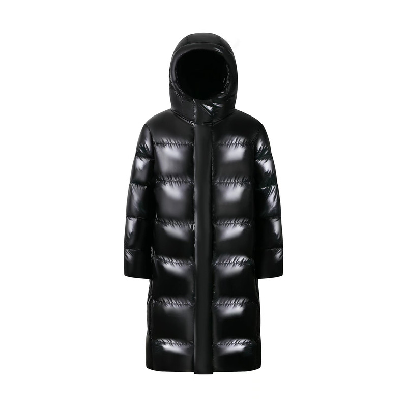 95%白鹅绒加厚连帽情侣羽绒服