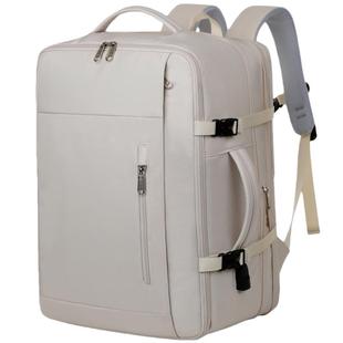 可扩容双肩包男士行李包大容量学生书包女出差电脑包短途旅游背包