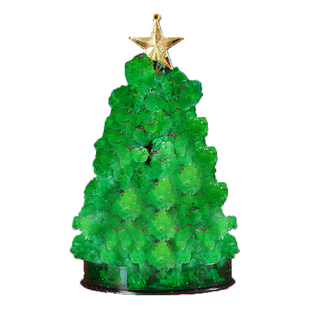 纸树圣诞树开花浇水生长魔法结晶树迷你手工diy礼物神奇科学实验