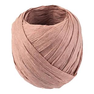 新品彩色拉菲草绳 花束鲜花礼品包装绑绳橄榄球拉拉纸蛋卷diy材料