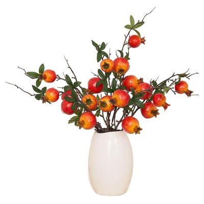 假花装饰品仿真客厅石榴果餐桌