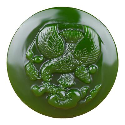 和田碧玉鹏程万里皮带扣大展宏图