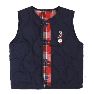 儿童棉马甲秋冬款男童背心恒温夹棉保暖2025冬季新款男孩坎肩外穿