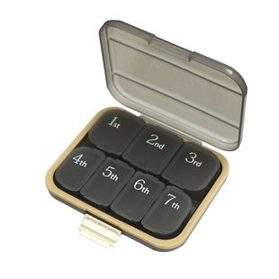 药盒便携一周七天星期可拆药品药片分装收纳吃药避光随身密封药盒