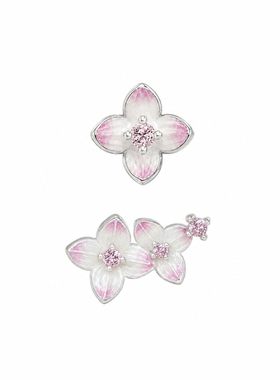 芙音纯银手工耳钉设计师通勤女