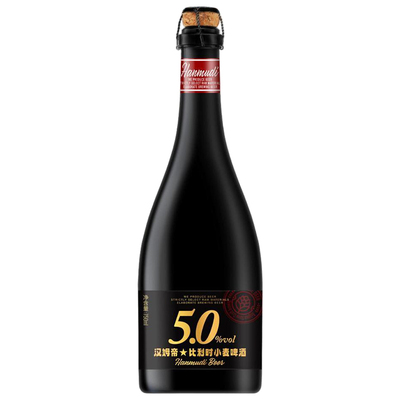 汉姆帝原装精酿啤酒比利时风味小麦白啤750ml*6瓶整箱大瓶5度版